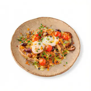 Mediterranean Eggs Benedict