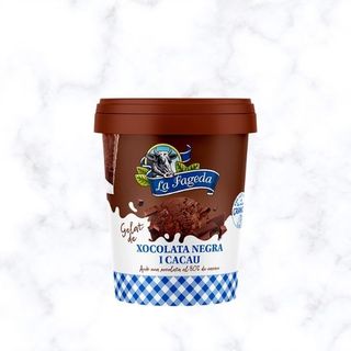 Gelat de xocolata negra i cacau