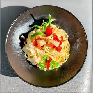 Pasta Ananas e pollo