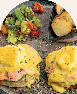 Saumon Benedict Petit Déjeuner