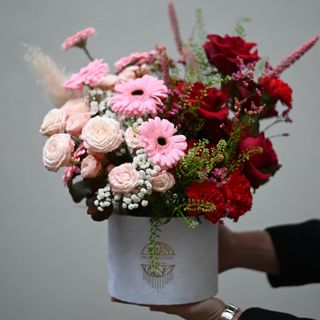 Flowerbox walentynkowy 