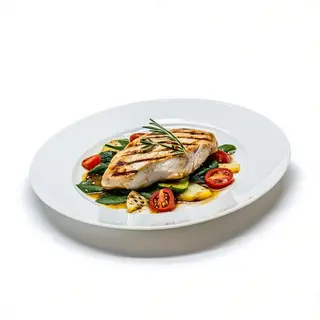 Plato Combinado De Pechuga De Pollo