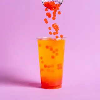 Fruit tea boba - Orange