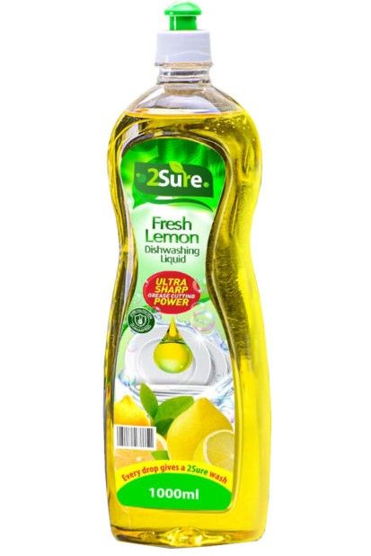 2Sure Dishwashing Liquid 1000Ml F/Lemon