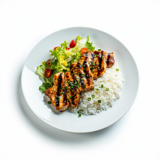 Plato Arroz Con Carne