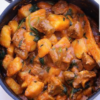 Yam Porridge with Fried Fish