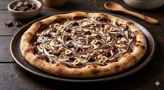 Pizza black e White