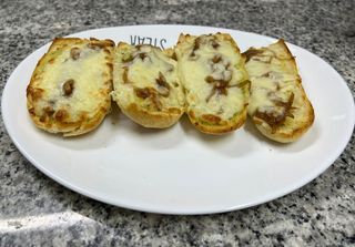 Pão de alho especial em baguete