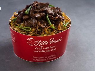 BUN XAO BO - Rice noodles prăjiți cu vită