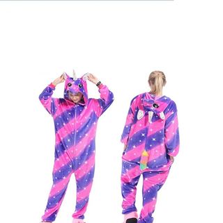 Pijama salopeta, Eurozep, model unicorn, marime L, inaltime 167cm-177cm