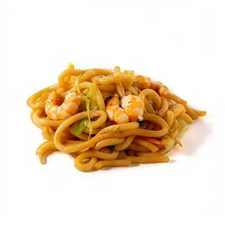 64.- Yakiudon Con Gambas
