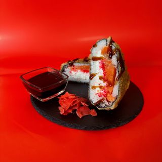 Суши бургер с лососем (2 шт.)