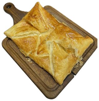 Хачапури из слоеного теста