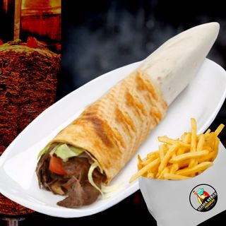 Nr.1-Rollo Kebab Tortilla + frytki