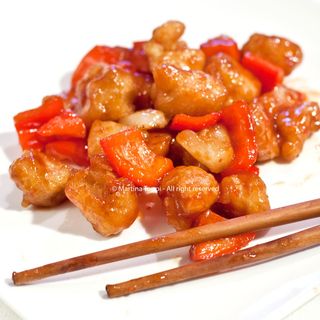 Pollo con verdure piccante