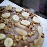 Шоколадова пица с банани (310г)