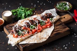 Խոզի իքի-բիր լավաշով 