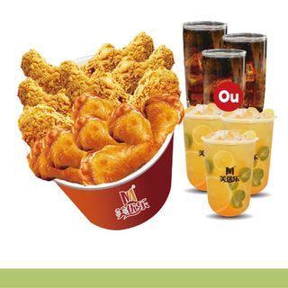 Seau de wings et cuisses 