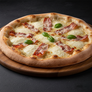Pizza carbonara