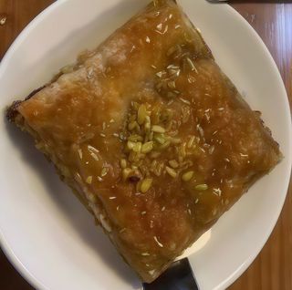 Baklawa de pistacho y miel