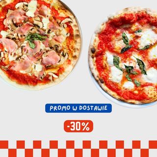 Prosciutto e Funghi + Margherita