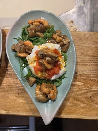 Ensalada Templada De Burrata