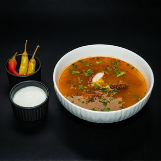 Ciorbă de fasole cu afumătură