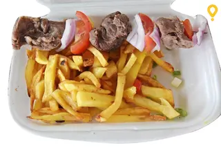 Frite De Pomme De Terre Au Foie De Boeuf