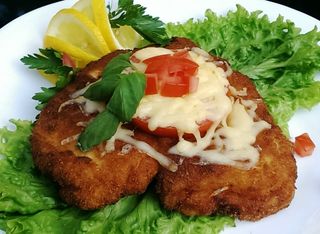 Пилешко филе по Милански (450г)