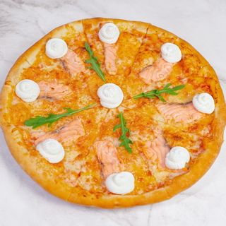 Пицца с сёмгой