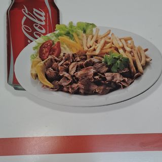 Plato Döner Kebab De Ternera