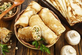 Crêpe Poulet Champignons