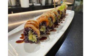 298Black Flower roll - 8 pezzi