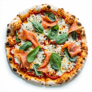 Pizza al salmone affumicato - normale