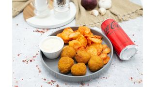 Chicken kiev,Coca Cola zero