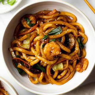 Wok udon gambas