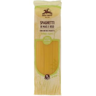MAKARON SPAGHETTI (KUKURYDZIANO - RYŻOWY) BEZGLUTENOWY BIO 250 g - ALCE NERO