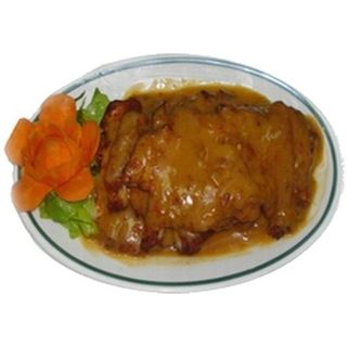 76. Pollo Frito Con Salsa De Cacahuetes