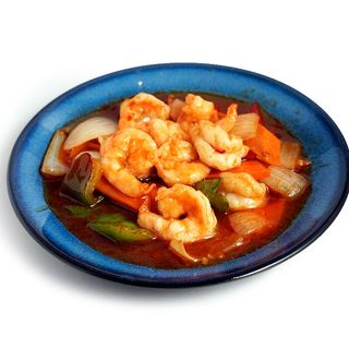287.gambas con salsa picante 