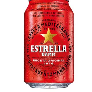 Estrella Damm Cerveza Lata 33cl