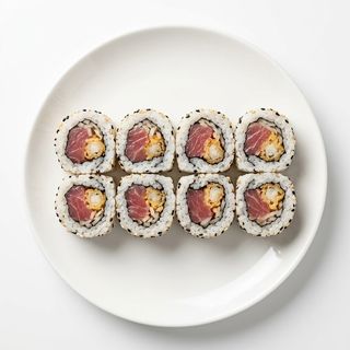 Uramaki De Tempura Con Cebolla (8 Pzs.)