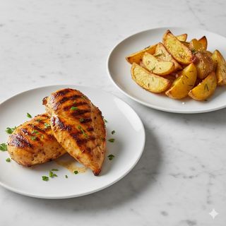 Plato De Pechuga Pollo Marinada