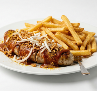 Salchicha Blanca Con Cebolla Frita