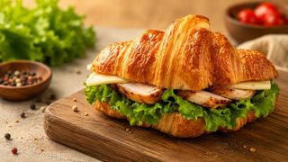 Croissant cu pui