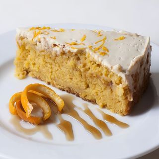 Tarta vegana de zanahoria con mousse de tofu