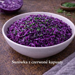 Surówka z czerwonej kapusty