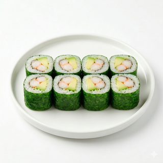 Maki Verde De Langostino Y Aguacate