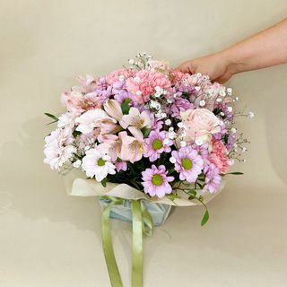 Centro Luz - Tonos Rosados y Blancos 