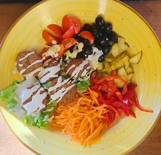 Falafel Bowl - fara gluten, vegan / de post