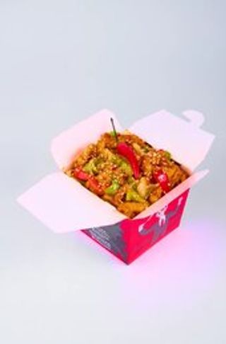 Курица в кисло-остром соусе с рисом